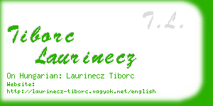 tiborc laurinecz business card